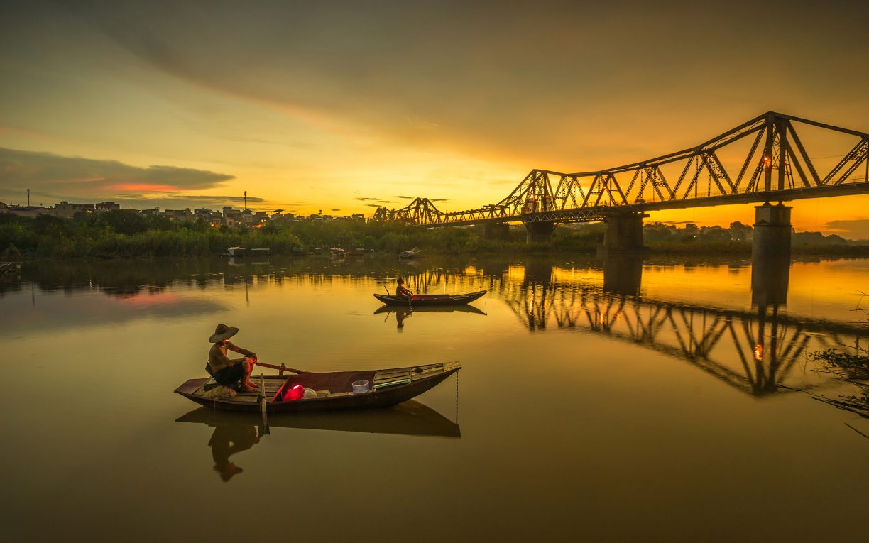 Hanoi Long Bien Bridge vietnam