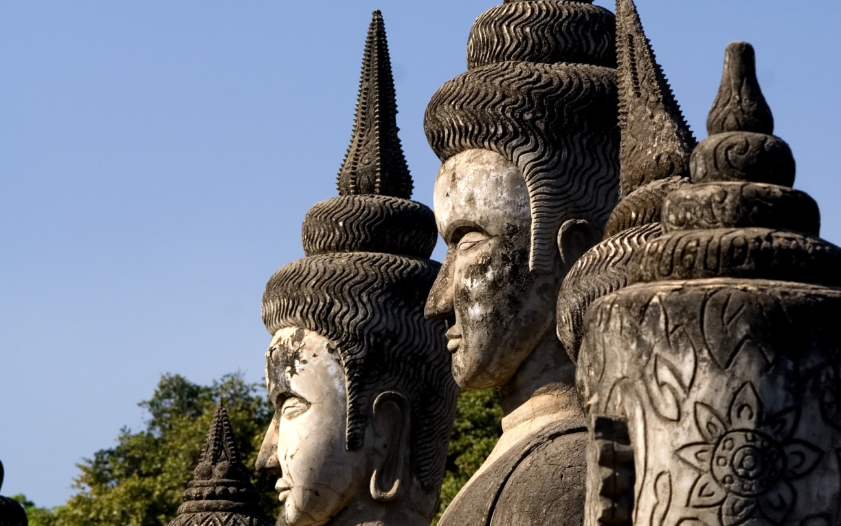Multiple Buddhas Buddha Park Vientiane Laos