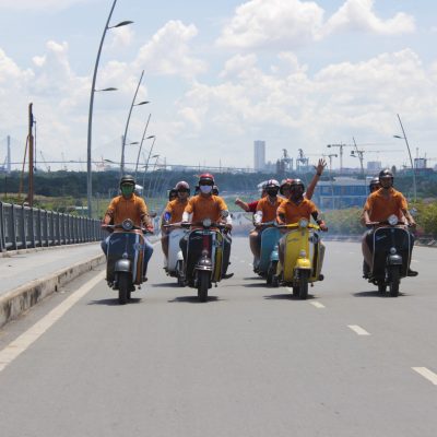 Saigon Vespa Motorcycle tour ho chi minh city vietnam