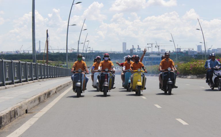 Saigon Vespa Motorcycle tour ho chi minh city vietnam