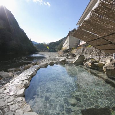 pool Sansuikan Kawayu Midoriya yunomine onsen