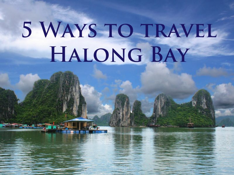 5 ways to travel halong bay