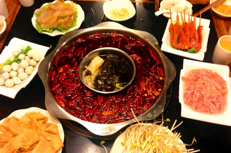 spicy hot pot chengdu china