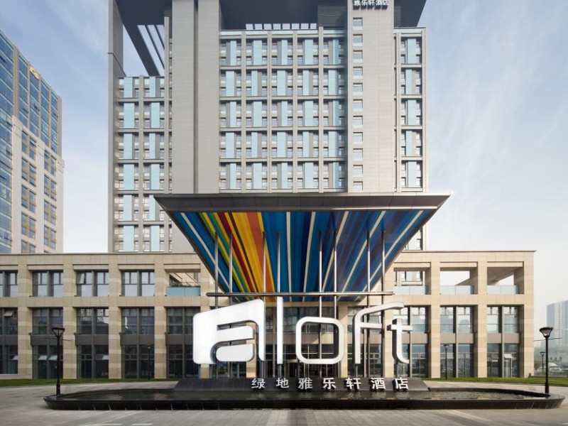 exterior Aloft Hotel Zhengzhou china