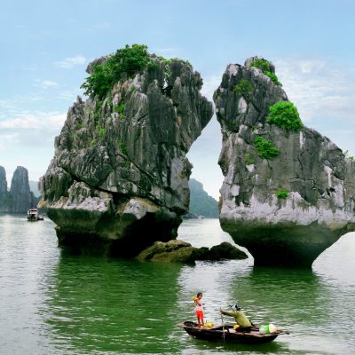 Ga Choi Islet in Halong bay Vietnam