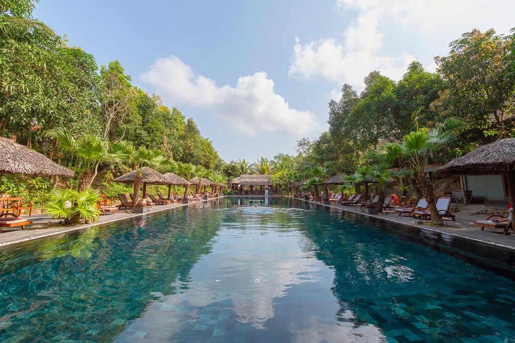 pool terrace Pilgrimmage Village Boutique Resort Spa hue vietnam