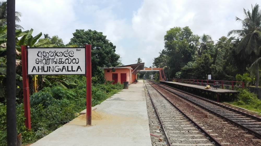 Ahungalla railway station sri lanka