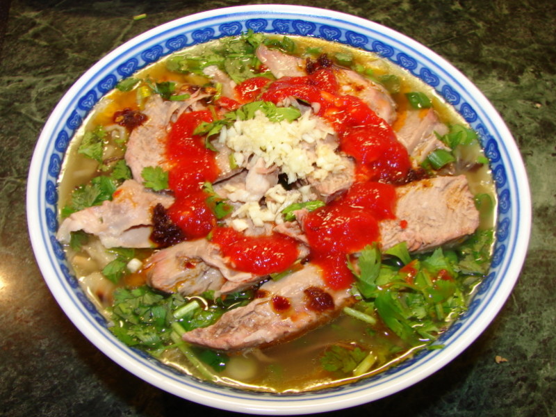 Paomo Lamb Pita soup xian china