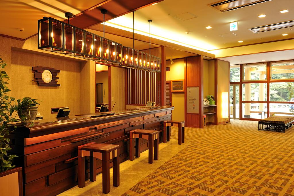 reception Hotel Okada hakone japan